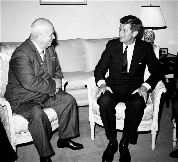 Н.С.Хрущёв и Джон Кеннеди
