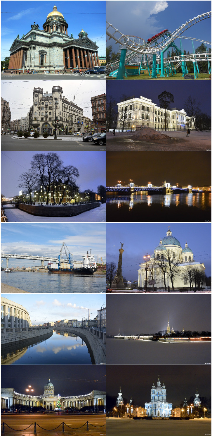 100-километровый маршрут по достопримечательностям Санкт-Петербурга на общественном транспорте